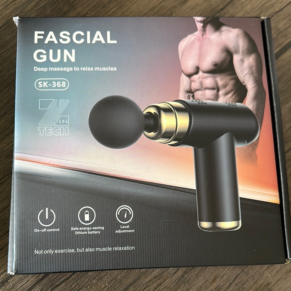 Black and Gold Massage Gun